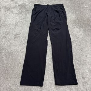Paskho Serene Outdoor Track Pants Mens Medium Tall Black Nylon Travel Hiking
